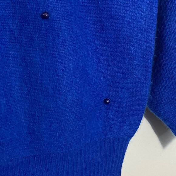 EATON lambswool pullover women’s long sleeve sweater bohemian fairycore size  L - Picture 4 of 9